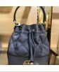 [S] TORY BURCH WILLA MINI BUCKET BAG, VOLCANIC STONE, 878690-066 (STB271)