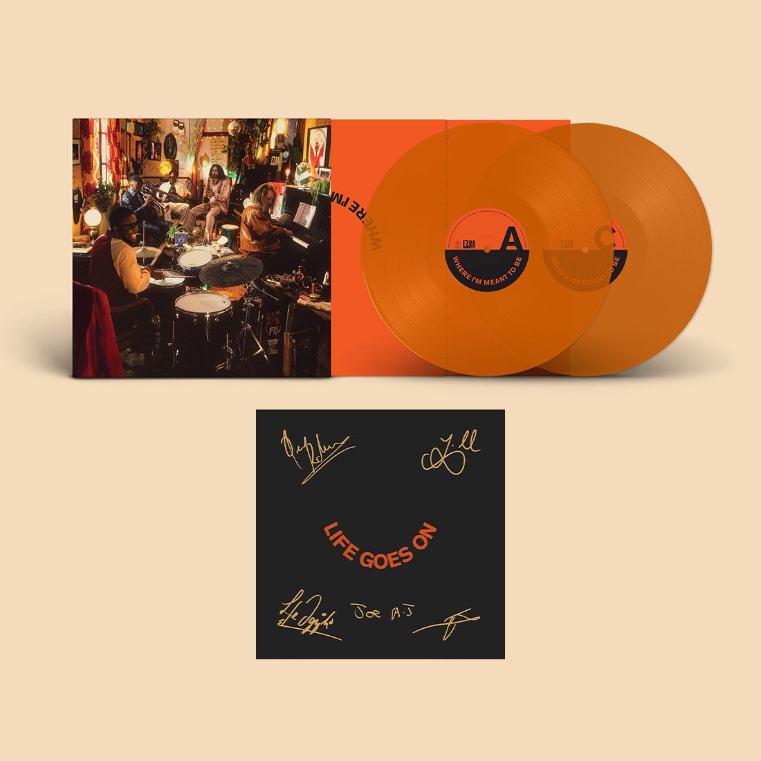 Ezra Collective《Where I'm Meant To Be》（限量橘膠2LP）