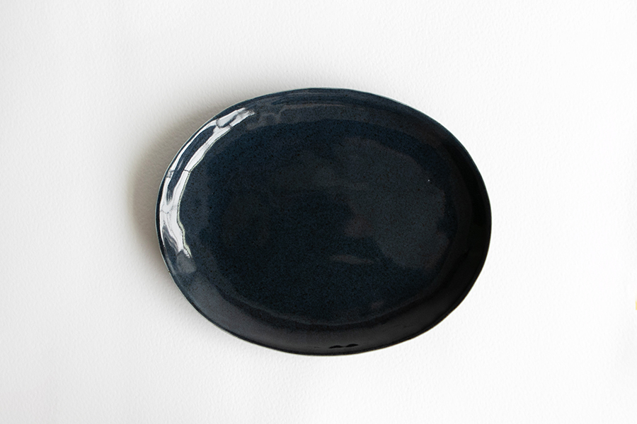 Jurgen Lehl-瑠璃磁 大皿