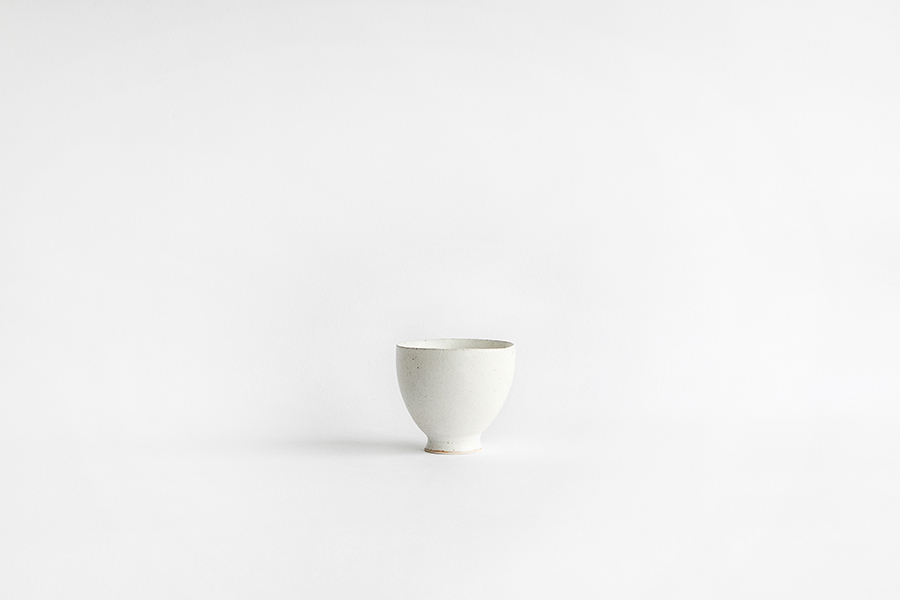 Jurgen Lehl-蛋型陶器 湯呑 高形