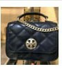 [S] TORY BURCH WILLA MINI TOP HANDLE BAG,BLACK, 87861-001 (STB274)