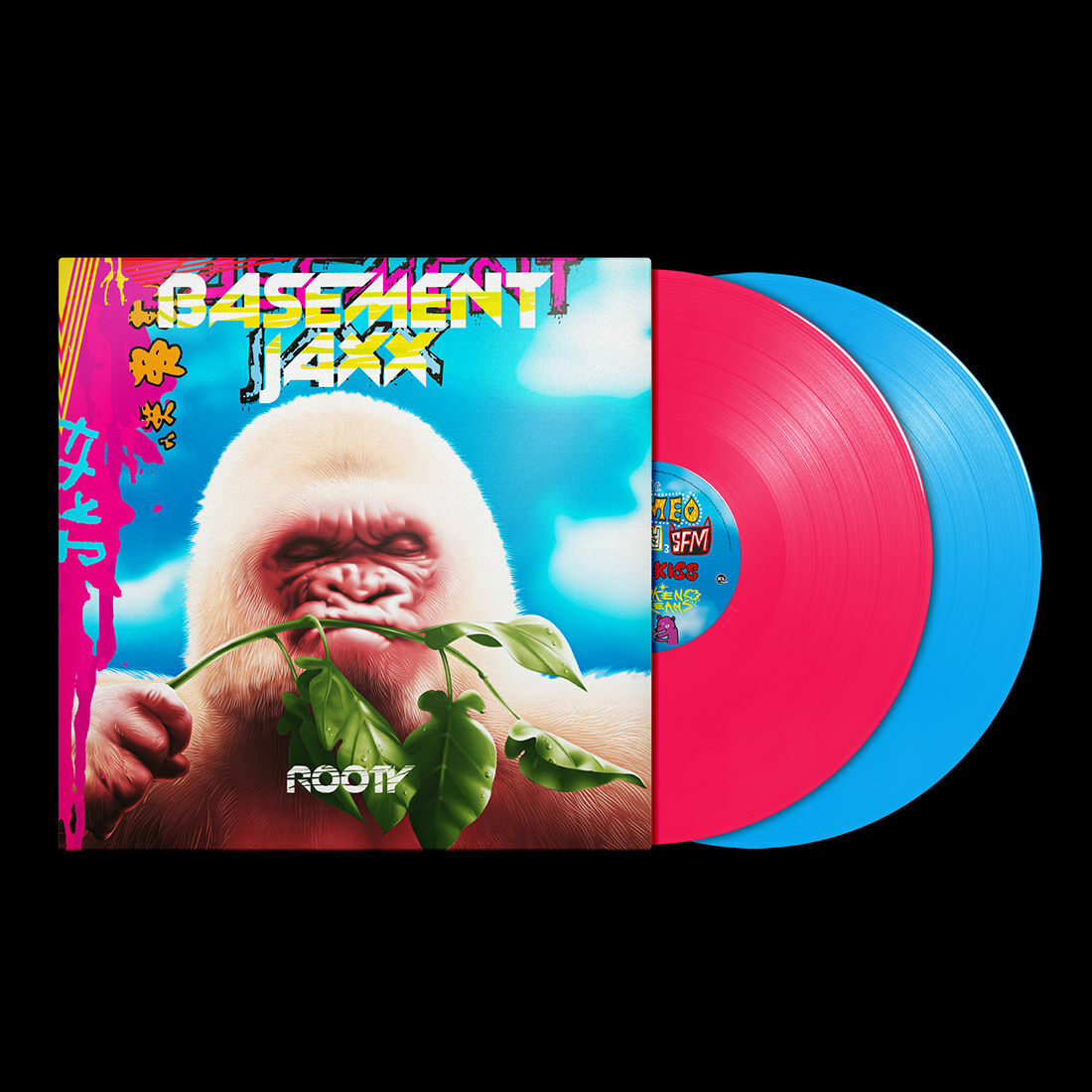 Basement Jaxx《Rooty》（粉紅與藍彩膠2LP）