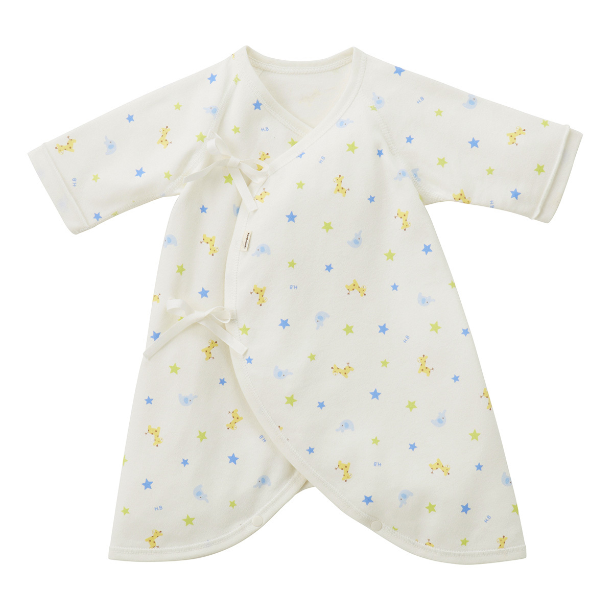 動物星光和服式連體衣藍色