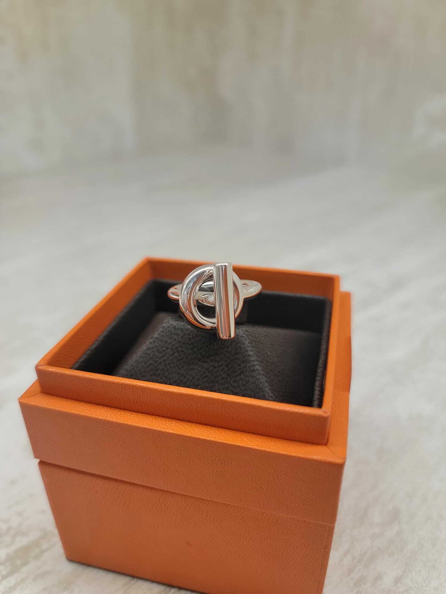 Hermes 925 Echappee ring 925 純銀 戒指 小Q