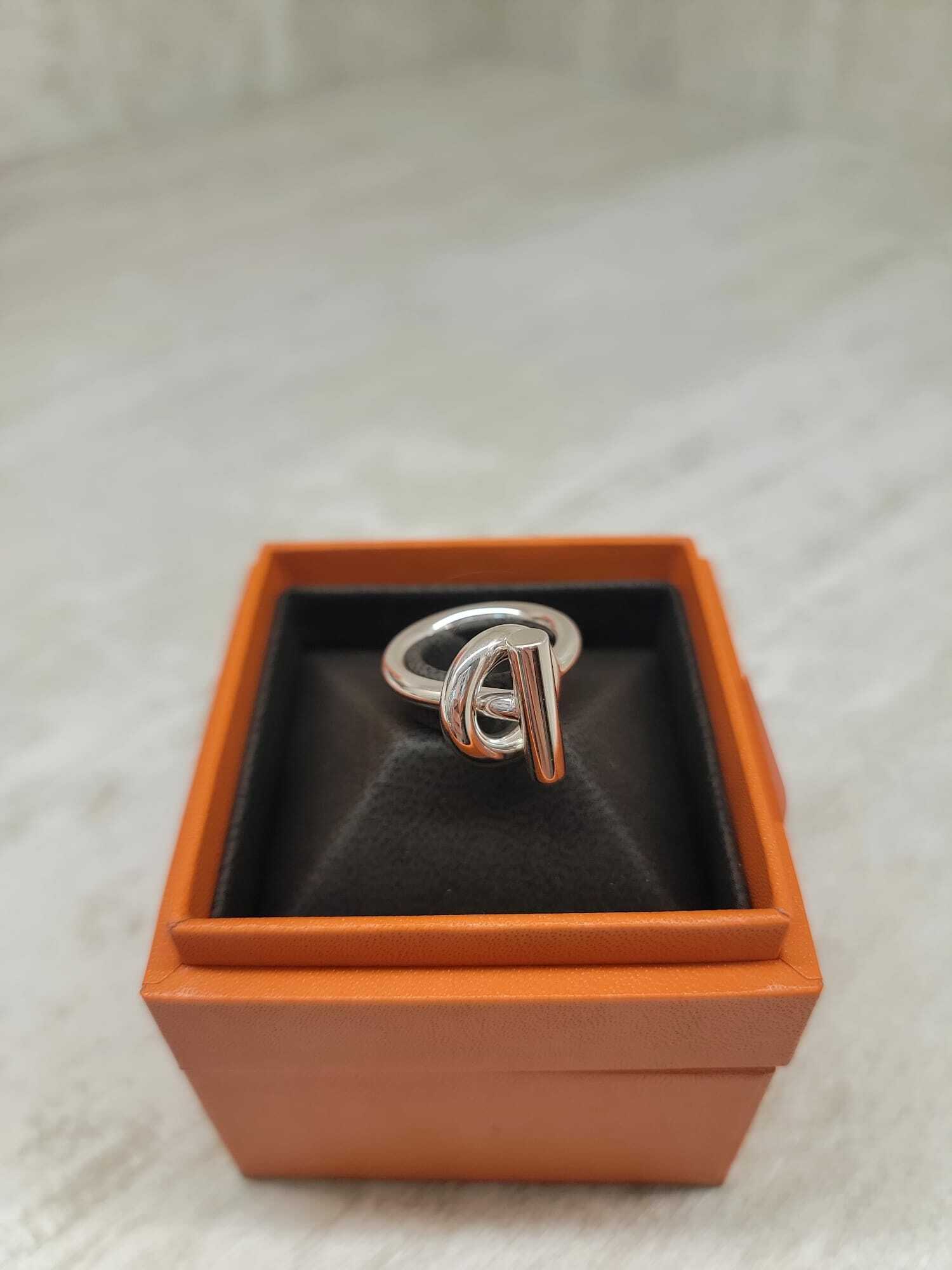 Hermes 925 Echappee ring 925 純銀 戒指 小Q