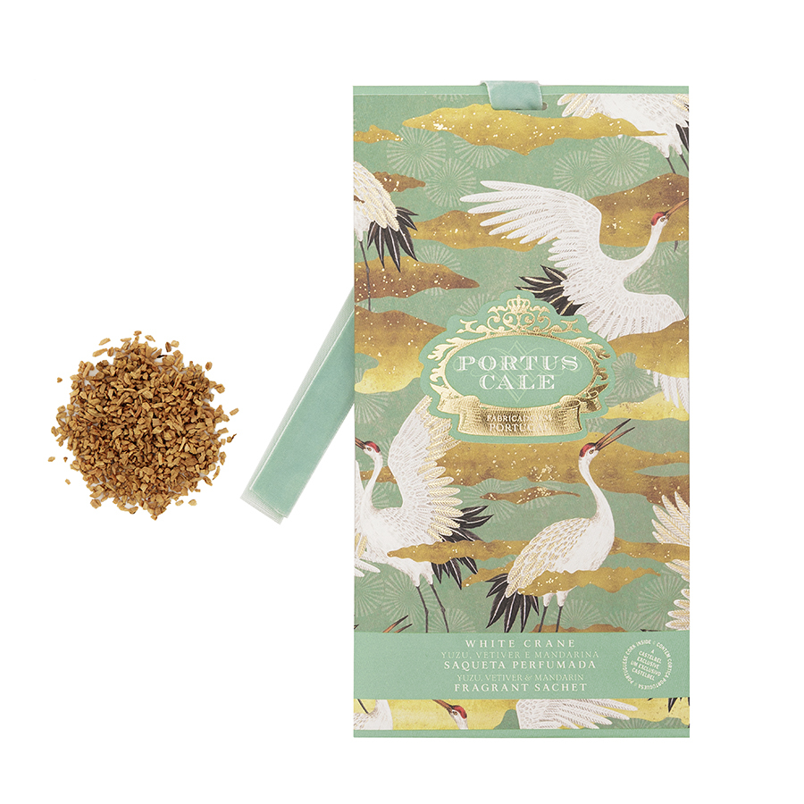 Portus Cale White Crane Fragrant Sachet