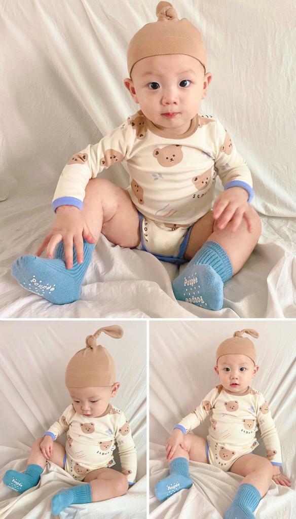 (現貨) DTD 熊仔衫仔+帽set