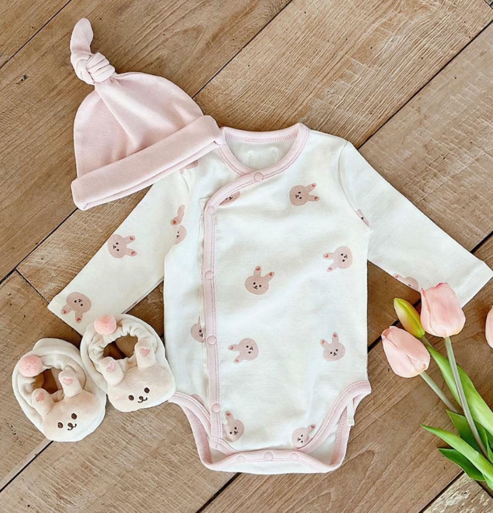 (現貨) DTD 長袖初生包屁衫仔(不連帽)