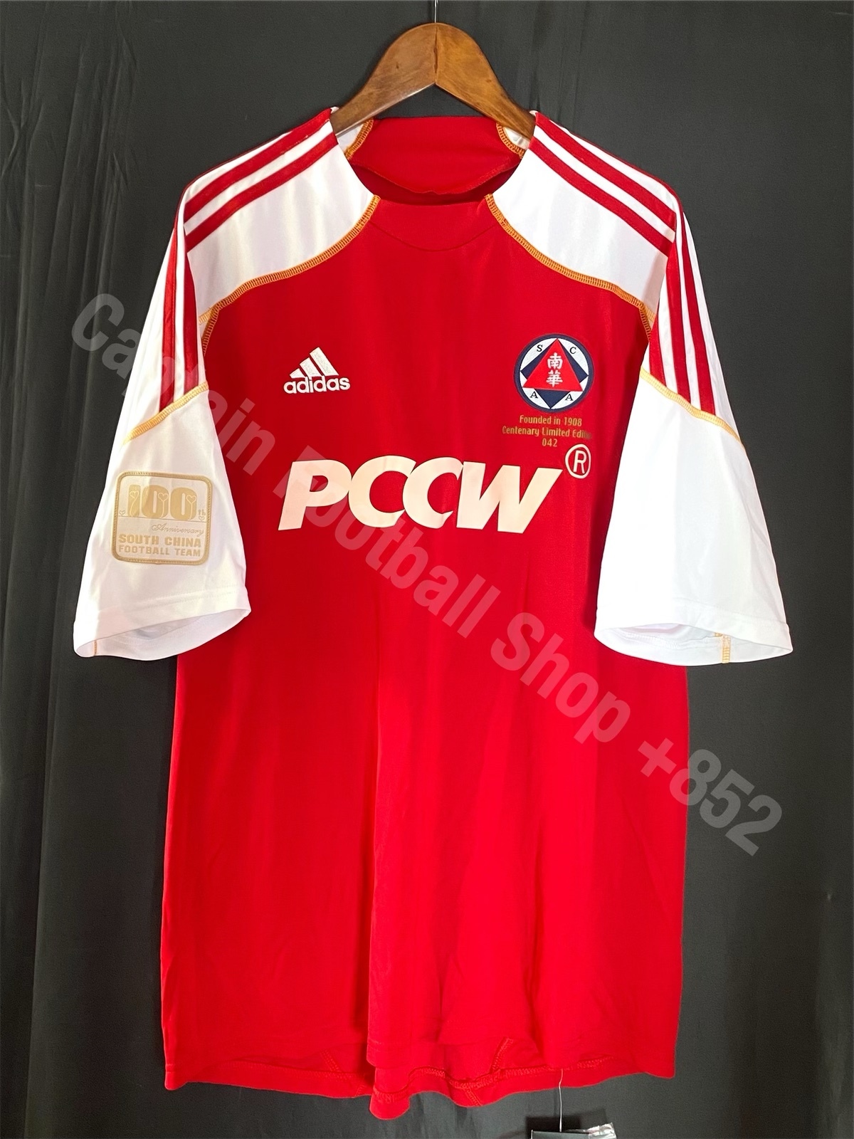 (Limited Edition) South China Football Team 2008-2009 Adidas 100th Home official shirt