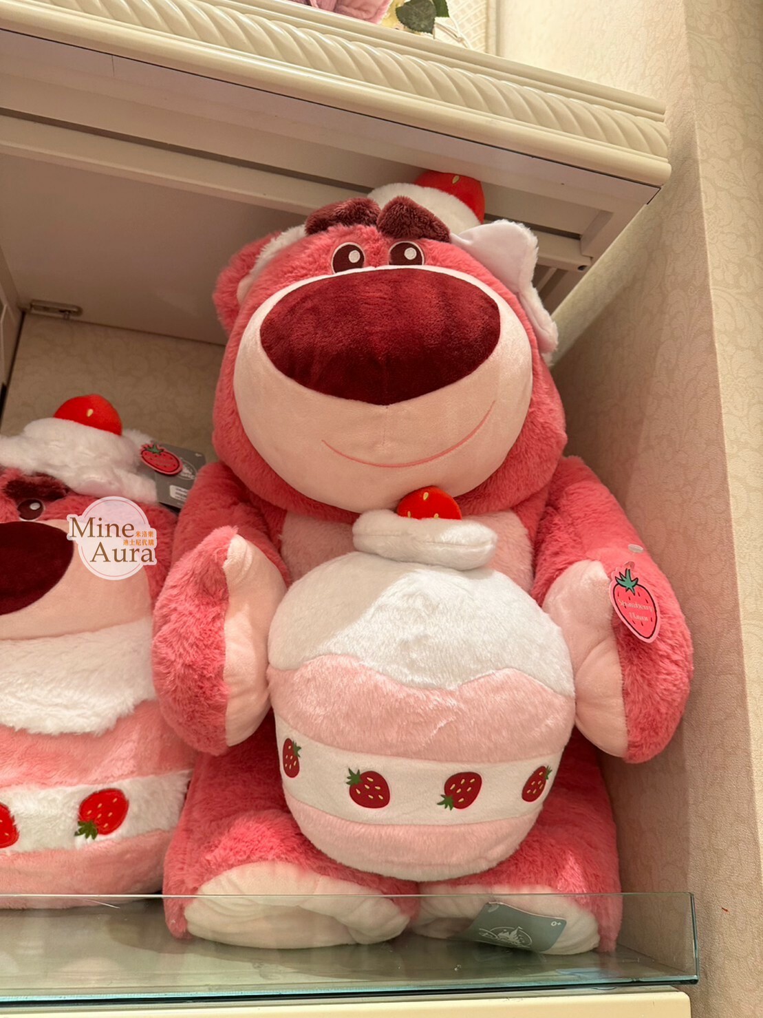 熊抱哥 Lotso 蛋糕造型 L號 娃娃 玩偶 有草莓味 玩具總動員 Toy Story -香港迪士尼樂園