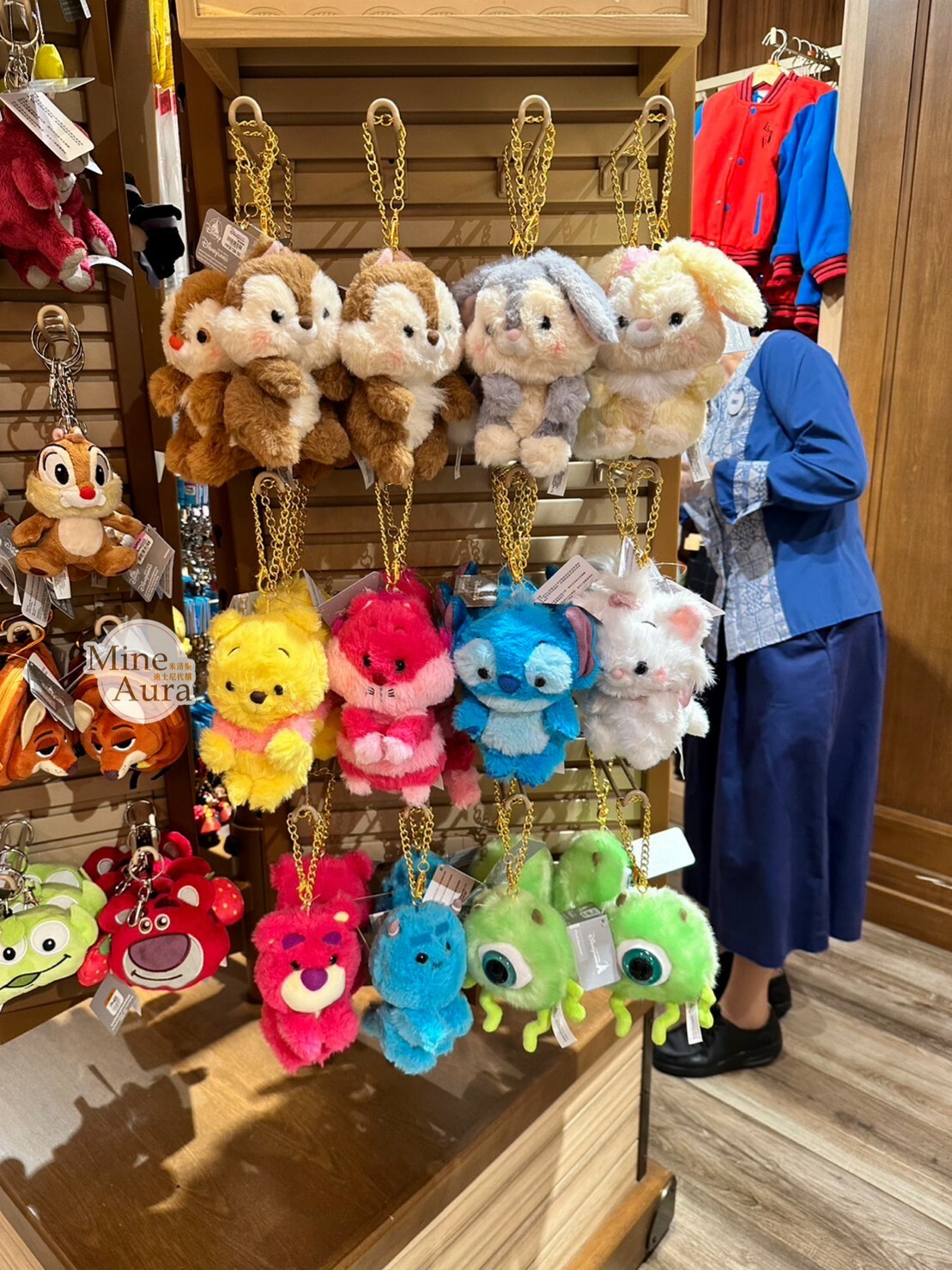 瑪莉貓 Marie 毛毛 造型 鑰匙圈 吊飾 貓兒歷險記 The Aristocats -香港迪士尼樂園