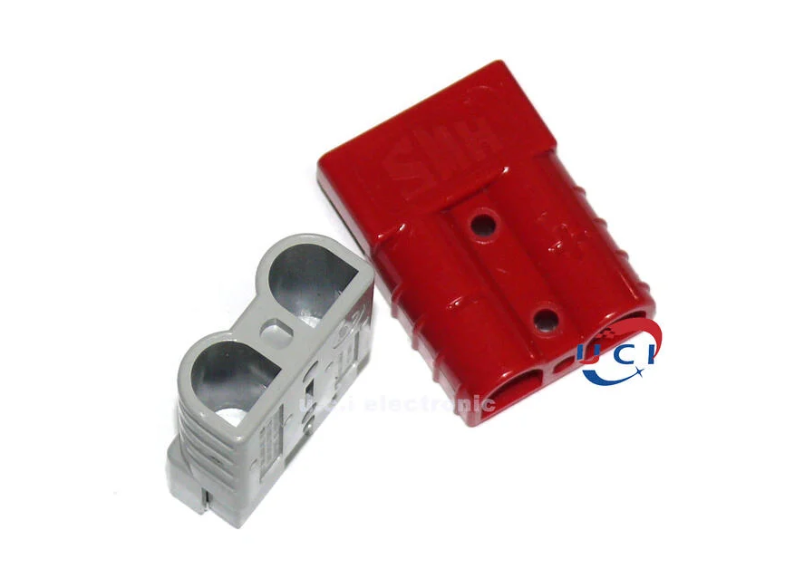 【UCI電子】(H-2) 安德森插頭 電源電瓶連接器50A 大電流蓄電連接件 安德森接頭 大電壓接頭 同色可對接 支架