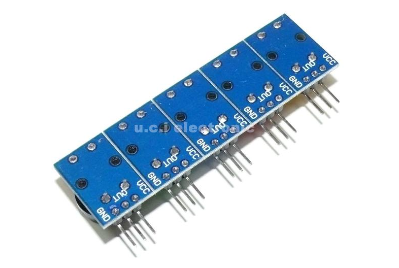 【UCI電子】(Z-2) 大按鍵模組 按鈕模組 輕觸 帶帽 按鍵模組 高電平輸出 一組5個