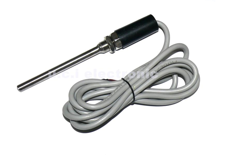 【UCI電子】(L-22) XH-T103 測溫探頭盲管M12水箱溫度感測器NTC熱電阻外置棒型不銹鋼