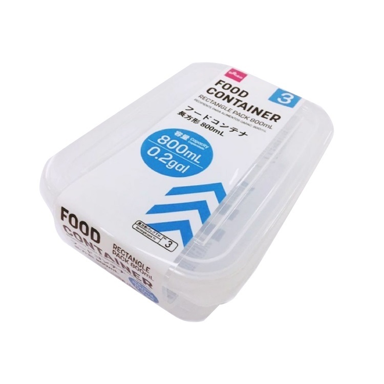 保鮮盒/長方形 800ml