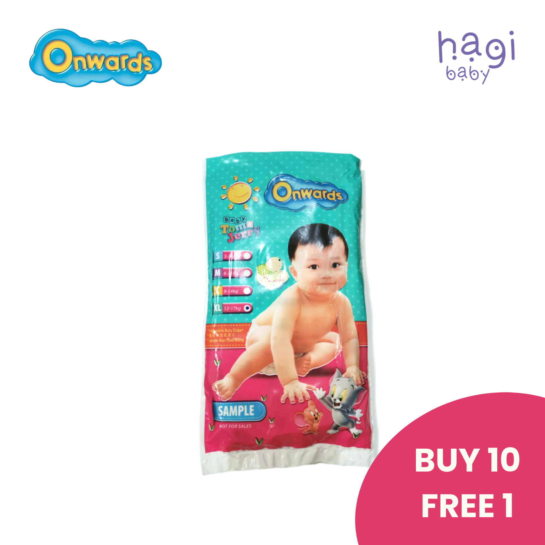 Onwards Baby Diapers Sample Pack (1 pcs)