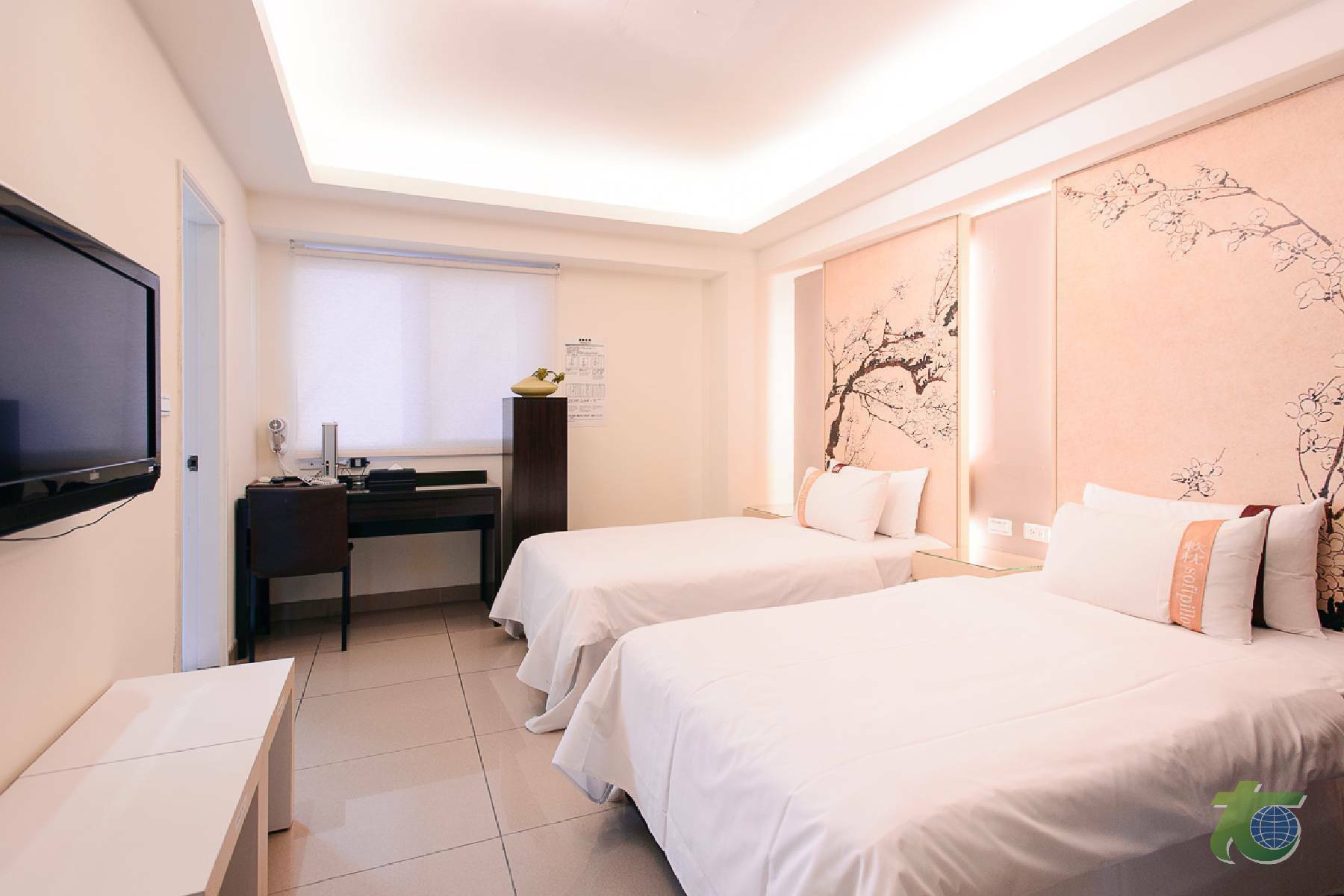 高雄休息hotel-奇異果快捷旅店(車站店)雙人房