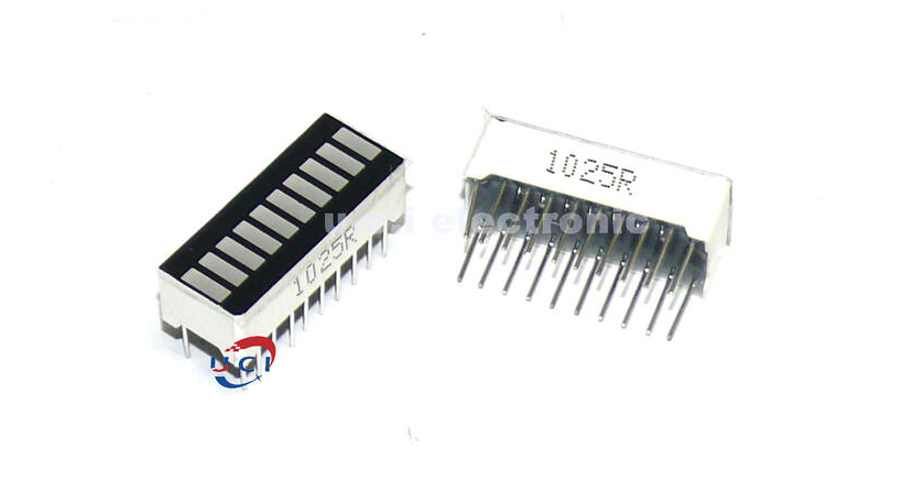 【UCI電子】(K-3) 數碼管10段電池電量顯示模組 共陰/陽 紅色