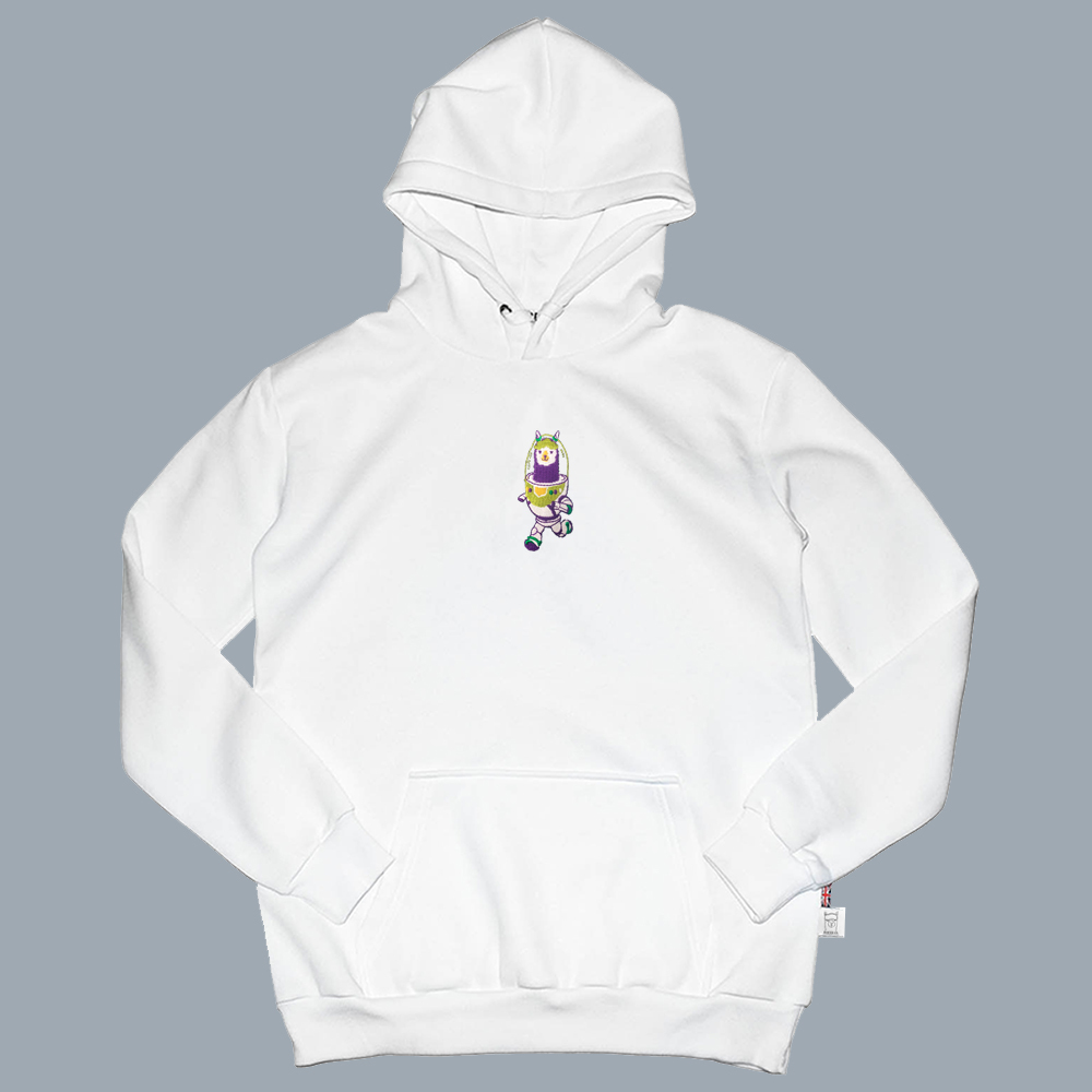 Embroidery-巴斯駝 刺繡 高磅數長袖帽T