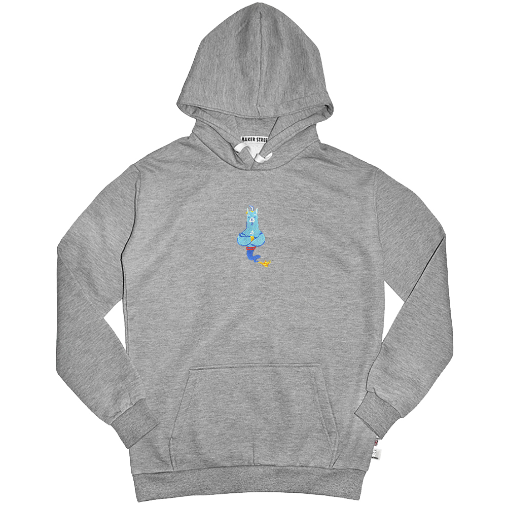 Embroidery-精靈駝 刺繡 高磅數長袖帽T