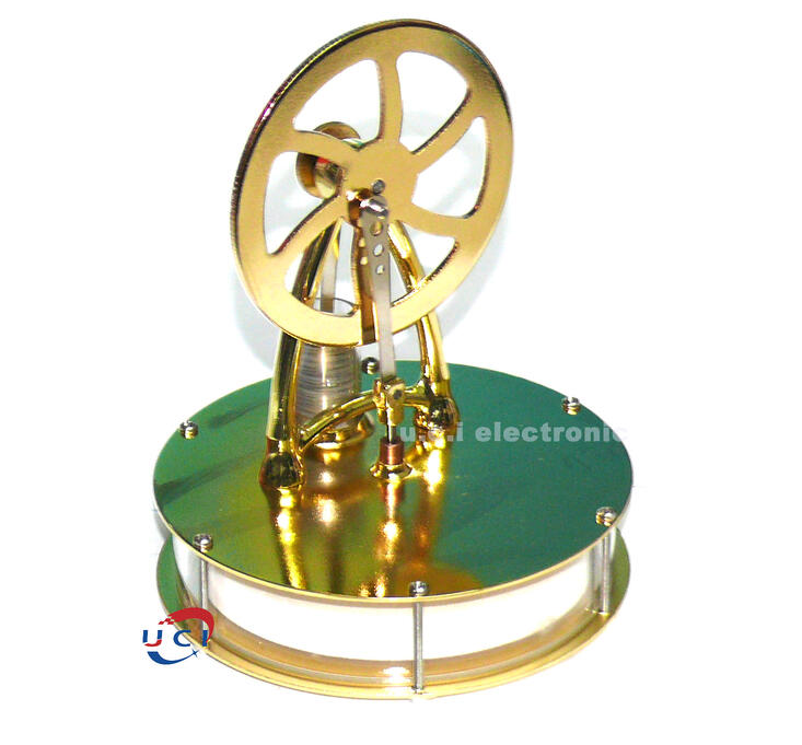 【UCI電子】(二B-3) 斯特林發動機 STIRLING斯特靈低溫模型蒸汽動力 科學小發明 教學實驗 史特林低溫蒸氣動