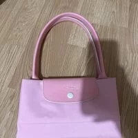 [S] LONGCHAMP LE PLIAGE LONG HANDLE M SIZE -BABY PINK, L1899619P36 (SLC105)
