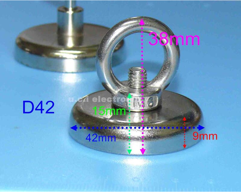 【UCI電子】(X-4) 強磁吸鐵 強力磁鐵 長方形圓形吸鐵石 吸電仔 磁鐵 360度旋轉掛勾磁鐵