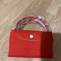 [S] LONGCHAMP LE PLIAGE SHORT HANDLE S SIZE - BRIGHT RED, L1621619P20 (SLC113)
