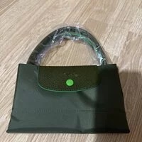 [S] LONGCHAMP LE PLIAGE SHORT HANDLE M SIZE - FOREST GREEN, L1623619P49 (SLC118)