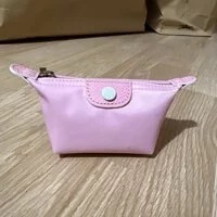 [S] LONGCHAMP LE PLIAGE COIN POUCH - BABY PINK, L3693619P36 (SLC119)
