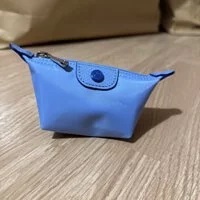 [S] LONGCHAMP LE PLIAGE COIN POUCH - LIGHT BLUE, L3693619P38 (SLC120)