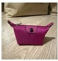 [S] LONGCHAMP LE PLIAGE COIN POUCH - WINE RED, L3693619P40 (SLC122)