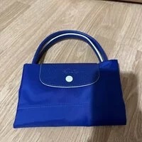 [S] LONGCHAMP LE PLIAGE SHORT HANDLE M SIZE - ROYAL BLUE, L1623619P24 (SLC124)