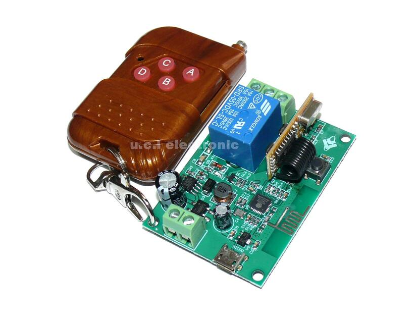 【UCI電子】(二S-3) 遠端繼電器模組 遠端繼電器模組433遙控 遙控器控制 遙控器