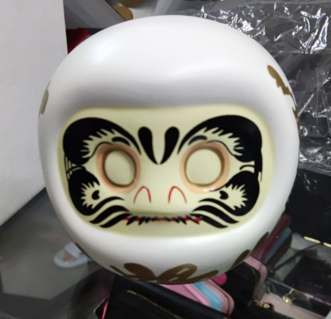 [S] WHITE WISHING DARUMA, SZZ70 (SZZ70)
