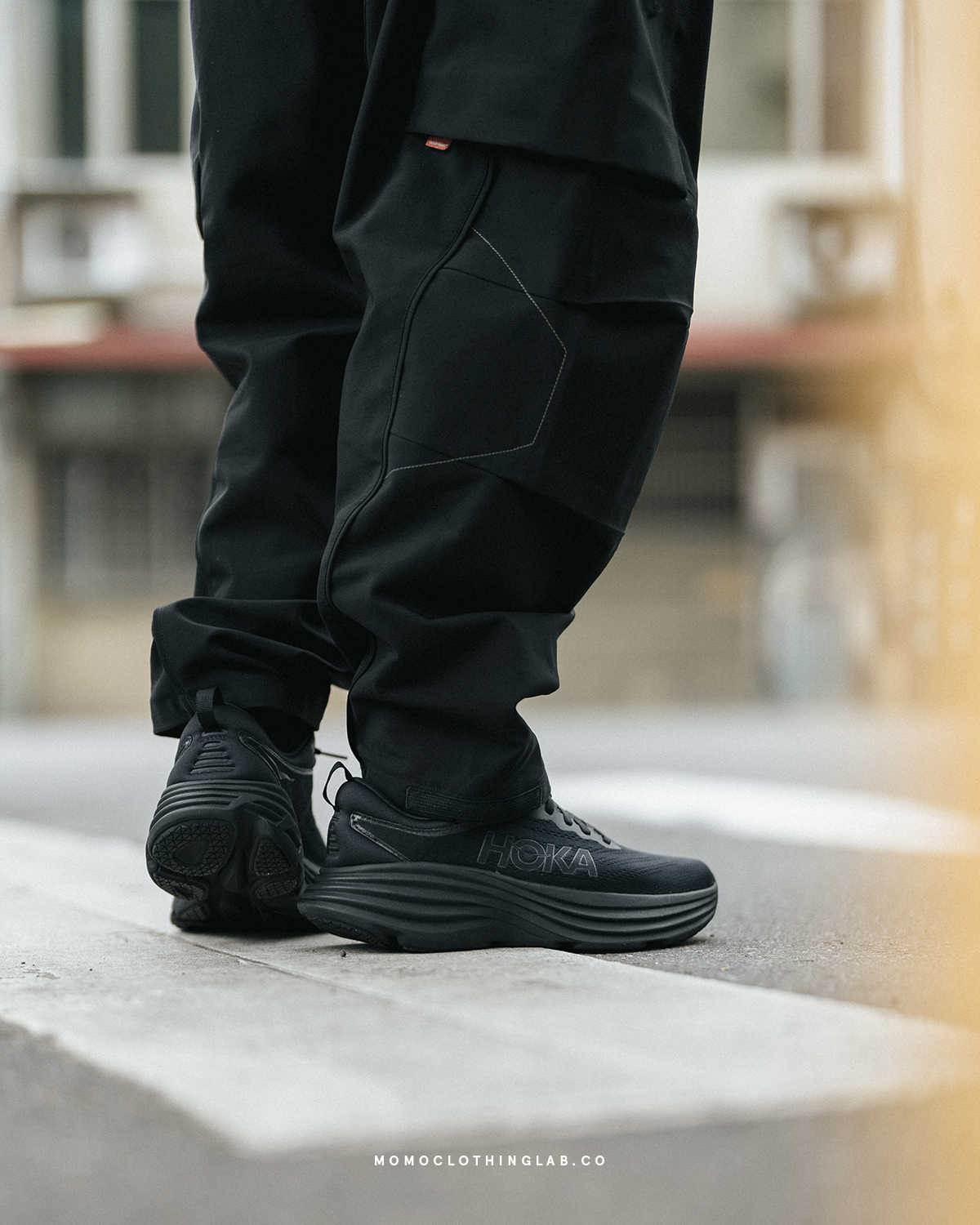 HOKA M Bondi 8 Wide BLACK HO1127953BBLC