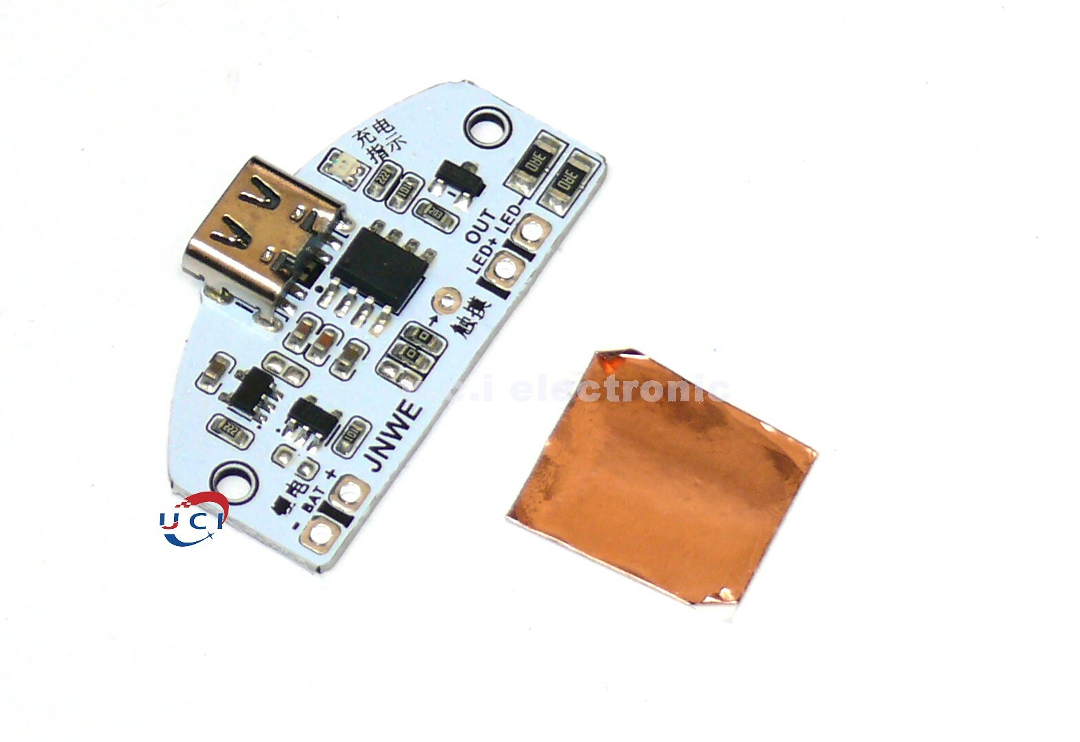 【UCI電子】(13-1) TYPE-C新款USB觸摸檯燈調光板 充鋰電保護控制LED 三檔低中高