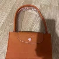 [S] LONGCHAMP LE PLIAGE LONG HANDLE S SIZE - ORANGE, L2605619P39 (SLC140)