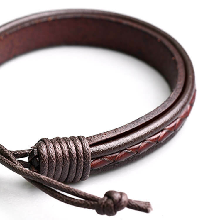 英倫時尚可調式 皮革手環/皮手環/真皮手環 - 快速出貨