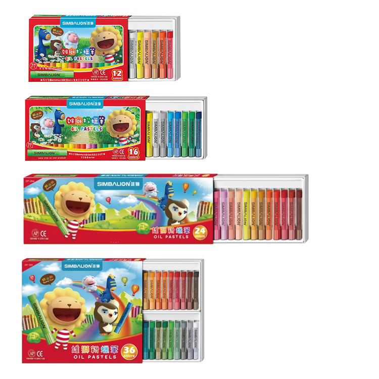 【雄獅】OP 粉蠟筆 （12色/16色/24色/36色/49色/59色）