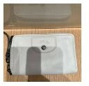 [S] LONGCHAMP LADIES LAMB SKIN MEDIUM WRISTLET WALLET,WHITE, L3615757263 [FINAL SALE] (SLC148)