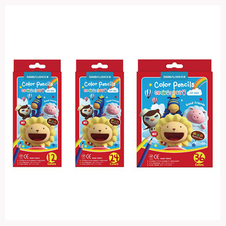 【雄獅】12/24/36色 六角色鉛筆