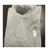 [S] TOMMY HILFIGER SMALL LOGO TURTLE NECK LONG SLEEVE,GREY, 76J2945-030 [FINAL SALE](STH125)