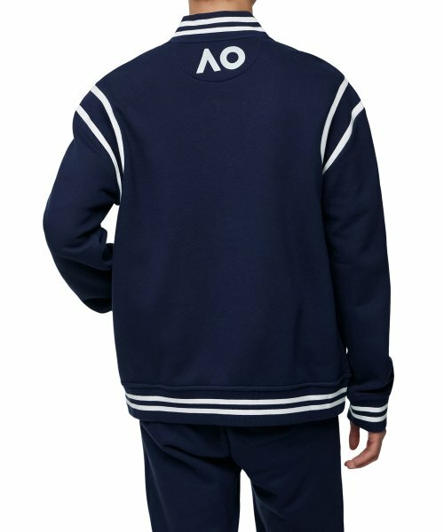 代購 POLO RALPH LAUREN 澳網抓絨棒球夾克 藏青色 JAN-