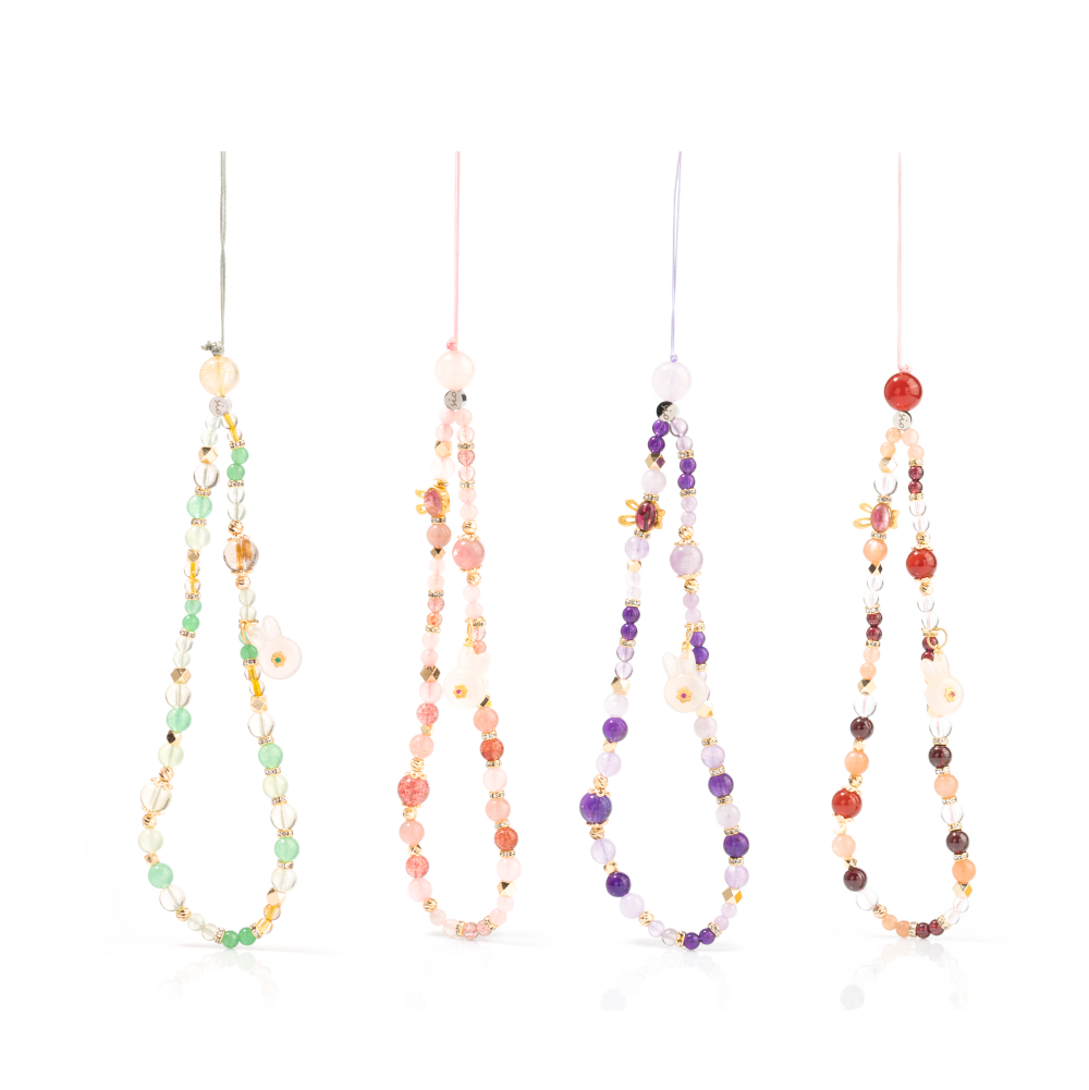 【玉兔迎春】手機鍊 共四款可選