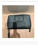 [S] LONGCHAMP LADIES LAMB SKIN MEDIUM WRISTLET WALLET,BLACK, L3615757001 [FINAL SALE] (SLC157)