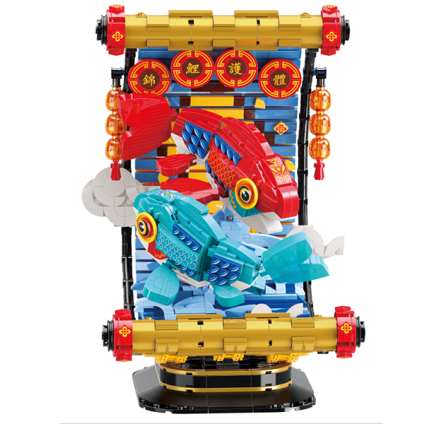 《 Qman 啟蒙積木 》 keepplay 鴻運錦鯉