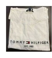 [S] TOMMY HILFIGER CREWNECK T-SHIRT,WHITE, 76J2951-540 (STH129)