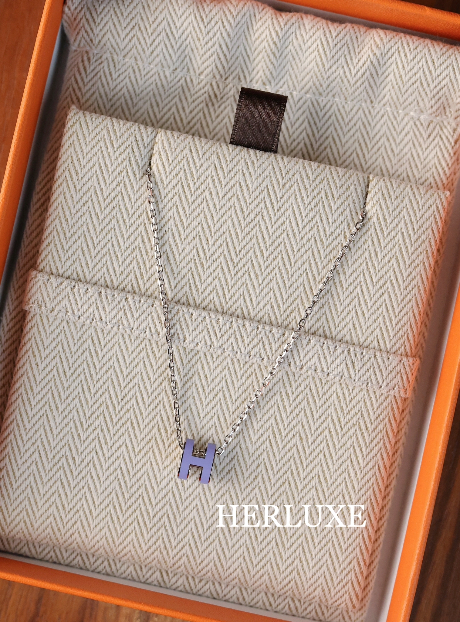 Mini pop H necklace 83 lilas CK