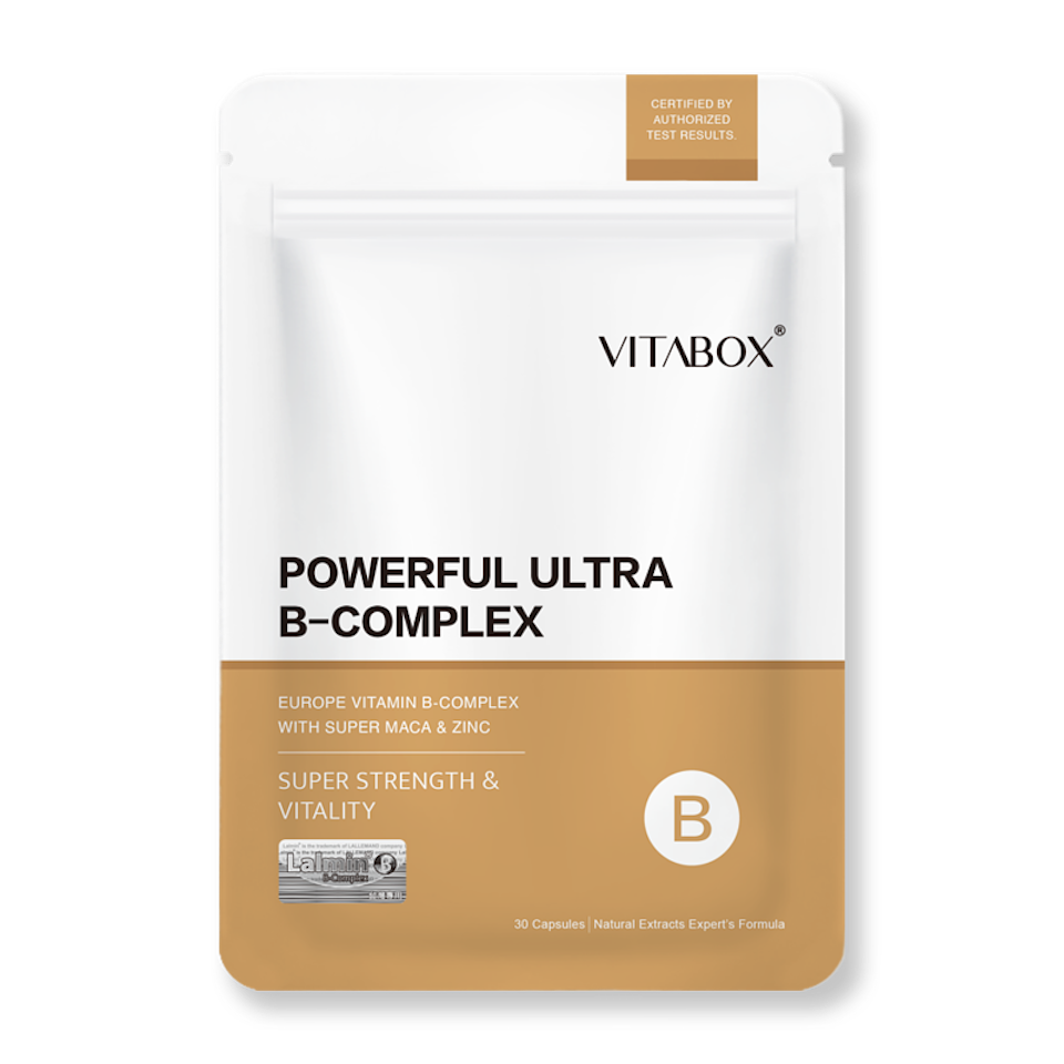 【威猛專科】法國天然酵母維生素B群+600%超級黑瑪卡+鋅酵母 Vitabox®